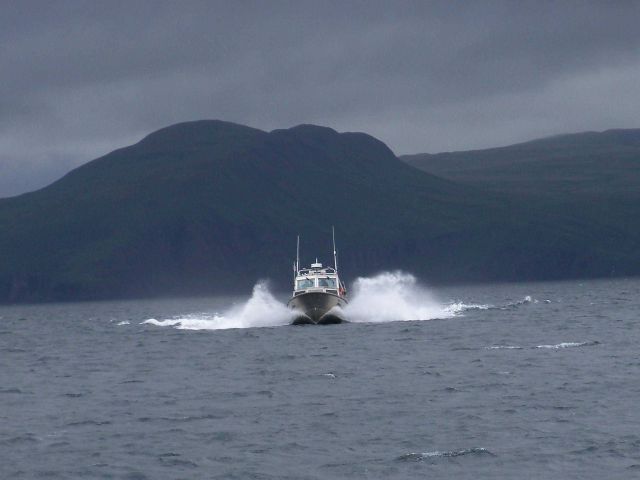 Survey launch off NOAA Ship RAINIER 
