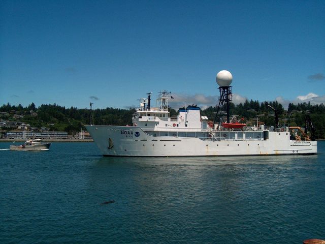 NOAA ship OKEANOS EXPLORER in Newport Harbor Picture
