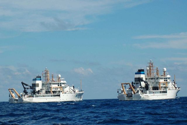 NOAA Ship BELL SHIMADA (R227) and PISCES (R226) Picture