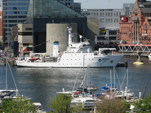 NOAA Ship THOMAS JEFFERSON at Baltimore Inner Harbor. Picture
