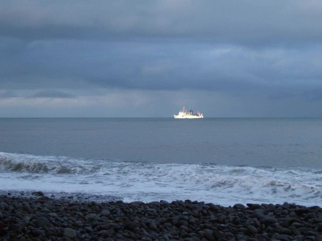 NOAA Ship MILLER FREEMAN seen offshore at St Picture
