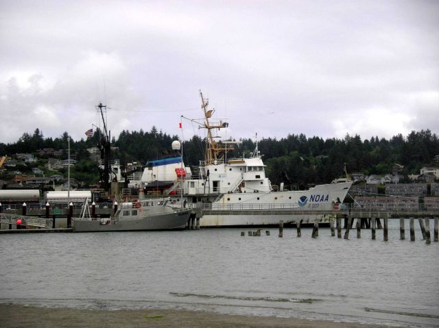 NOAA Ship MILLER FREEMAN and Oregon State University vessel ELAKHA (
