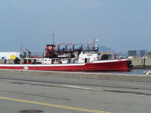 Fire Department of New York fire boat FIRE FIGHTER. Picture