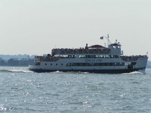 The Circle Line tour boat MISS LIBERTY. Picture