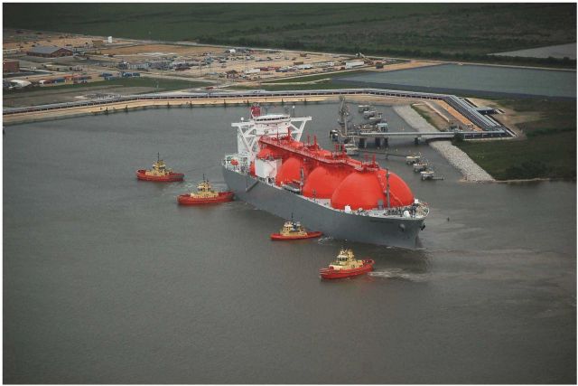 A Liquified Natural Gas (LNG) ship. Picture