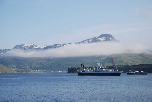 American Seafood Company stern trawler NORTHERN HAWK in Dutch Harbor. Picture