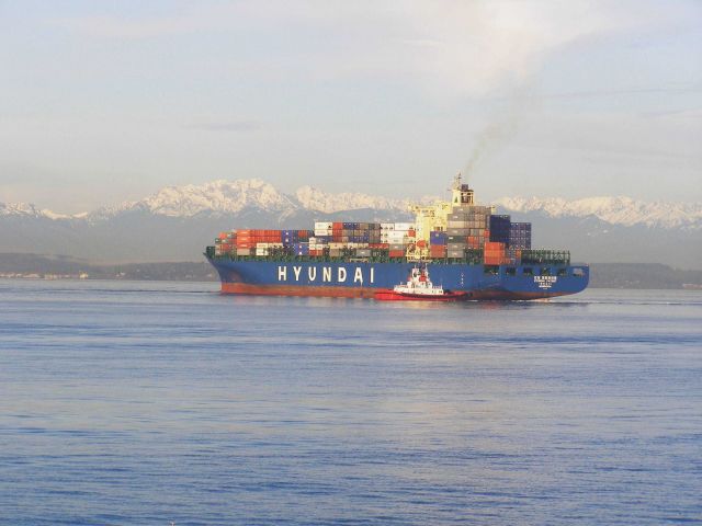 Hyundai Lines HYUNDAI PATRIOT containership. Picture