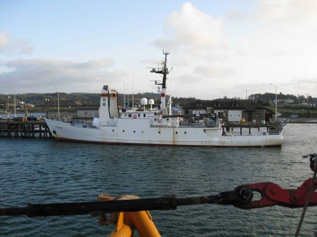 Oregon State University R/V WECOMA at Newport, Oregon. Picture