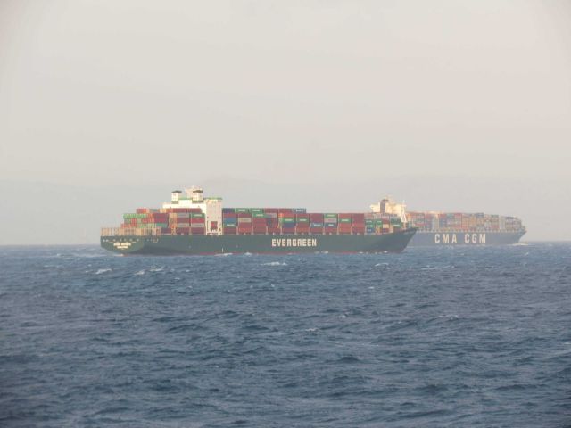 Containerships EVER DEVOTE and CMA CGN M/V IVANHOE Picture