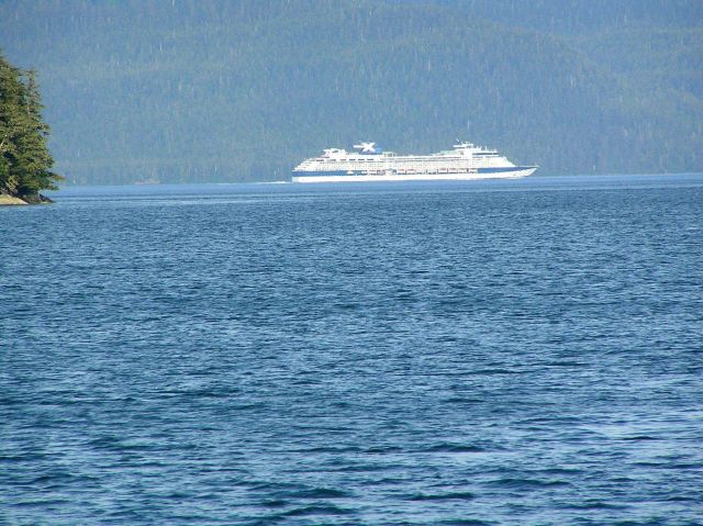 Cruise ship in the Inside Passage Picture