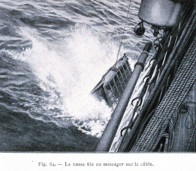 Deploying a fish trap Picture