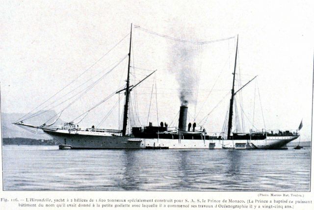 The L'HIRONDELLE, the first ship used by the Prince Albert, at anchor Picture