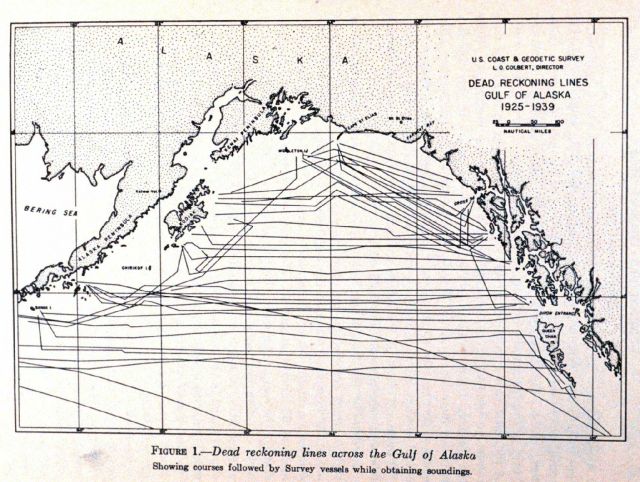 Dead Reckoning Lines in the Gulf of Alaska Picture