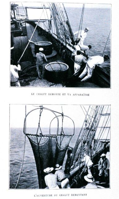 Deploying and recovering the deepsea trawl Picture