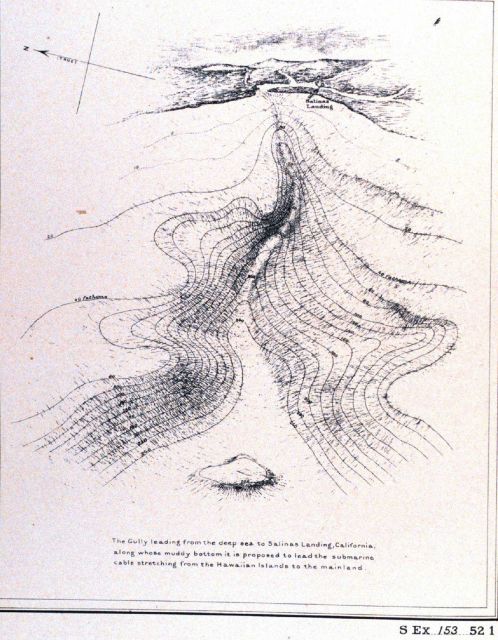 Three-dimensional image of Monterey Canyon, termed a 