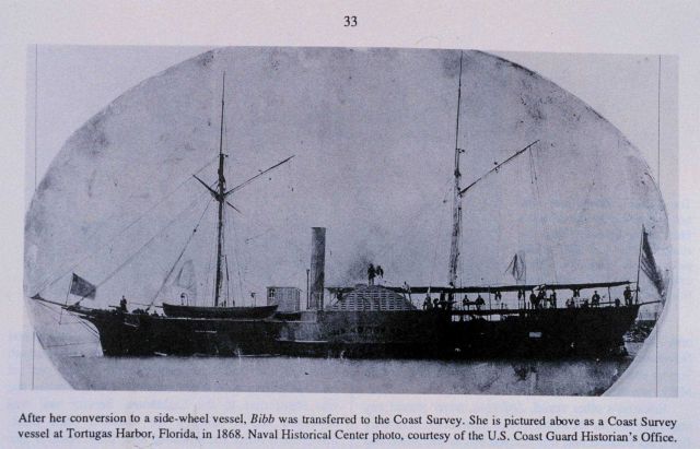 United States Coast Survey Steamer BIBB at Dry Tortugas, Florida Picture