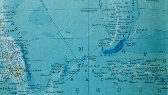 A German map of the seafloor in the equatorial western Pacific Picture