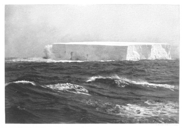 A small tabular iceberg seen during a northeast storm on December 19, 1898 Picture
