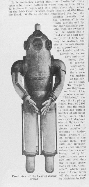 The Leavitt armored diving suit Picture