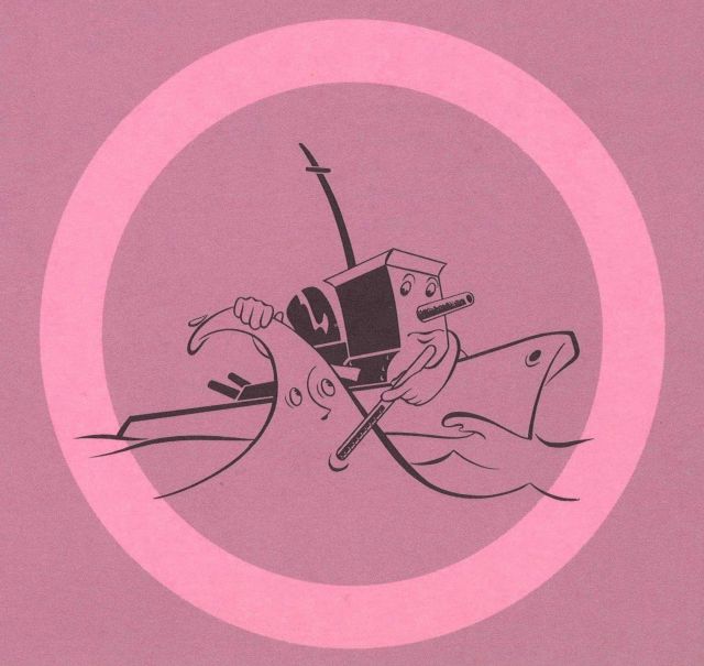 Cartoon on cover of 1952 publication on Bathythermograph Observations. Picture