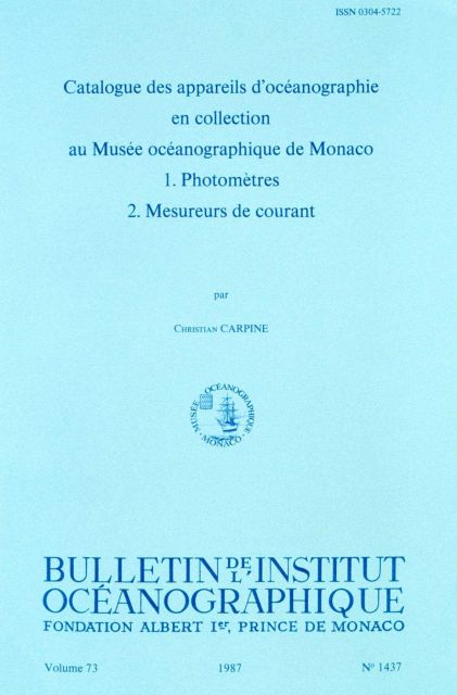 Catalog of Oceanographic Equipment Contained in the Collection of the Museum of Oceanography of Monaco Picture