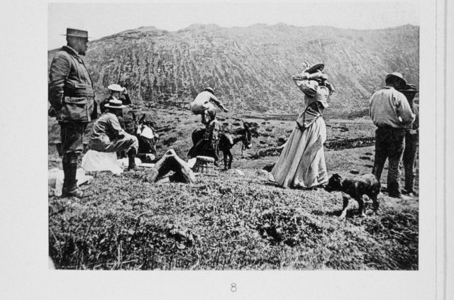 At the bottom of the crater on the Isle of Corvo, Azores Picture