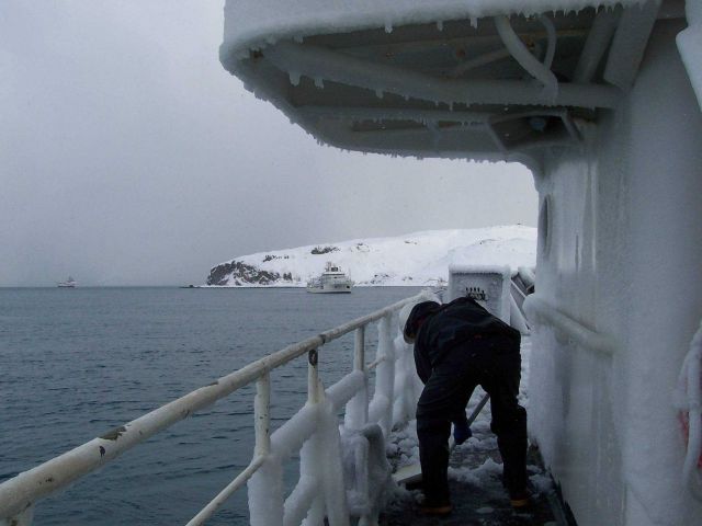 NOAA Ship MILLER FREEMAN entering Kodiak Harbor Picture