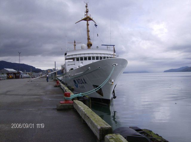 NOAA Ship FAIRWEATHER at Cordova. Picture