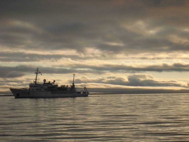 NOAA Ship FAIRWEATHER in the Kotzebue area. Picture
