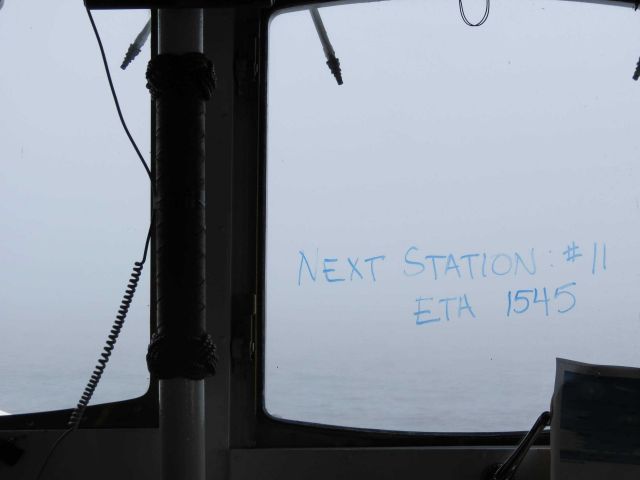 The challenge of ship operations in the fog. Picture