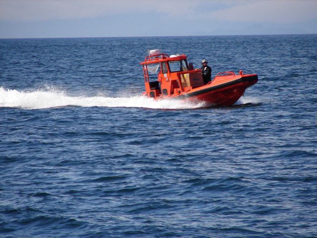 NOAA Ship FAIRWEATHER RHIB. Picture