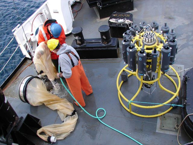 CTD operations on the NOAA Ship FAIRWEATHER Picture