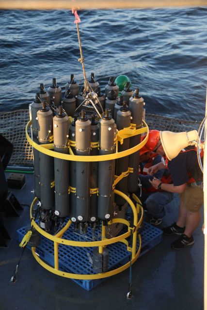 CTD operations on the NOAA Ship FAIRWEATHER Picture