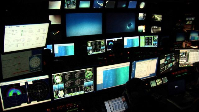 Control room for Deep Discover and Serios. Picture