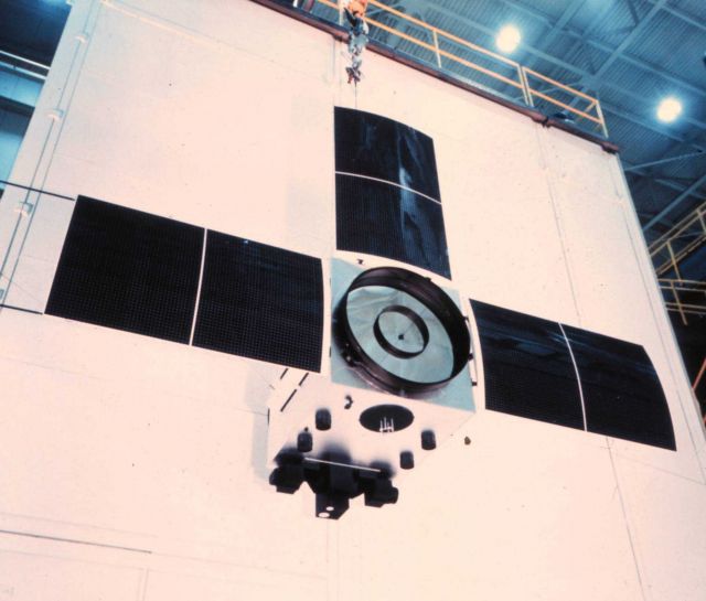 An Improved TIROS Operational System (ITOS)satellite prior to launch. Picture
