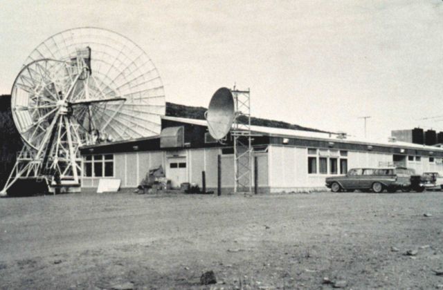 The Gilmore Creek Command and Data Acquisition (CDA) station. Picture
