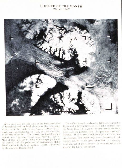 Arctic regions snow and ice over Canadian islands west of Greenland Picture