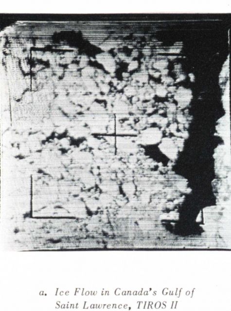 Ice floes as seen in Canada's Gulf of St Picture