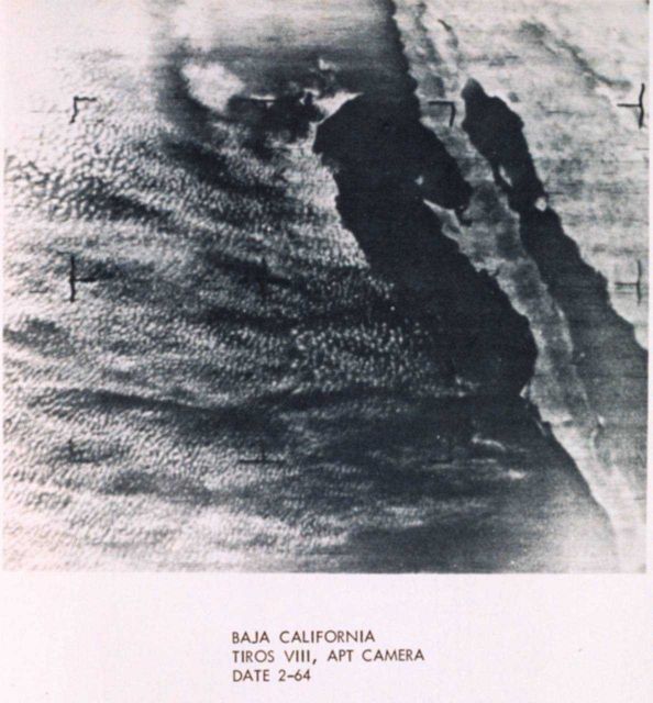 TIROS VIII Automatic Picture Transmission Camera image of Baja California Picture