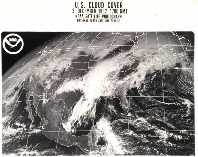 GOES image of North America Picture