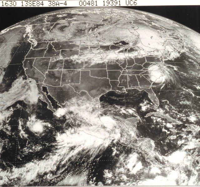 GOES view of North America Picture