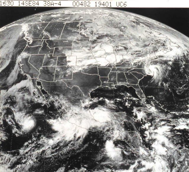 GOES view of North America Picture