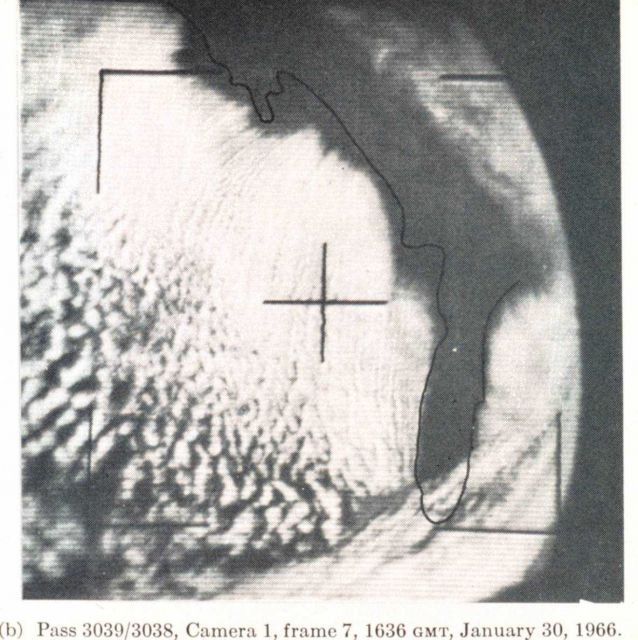 Cloud streets in Gulf of Mexico after frontal passage Picture