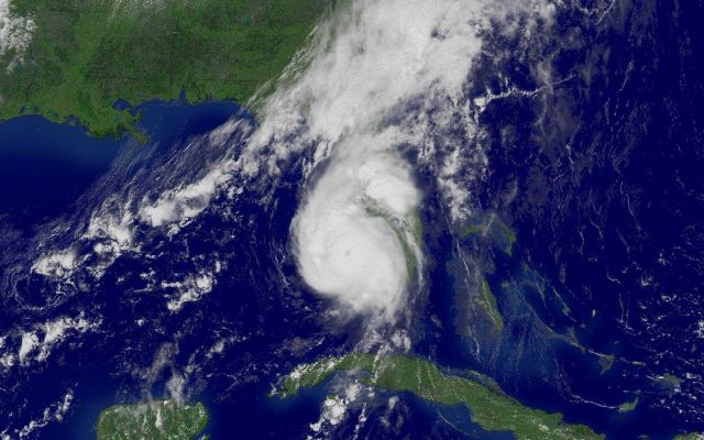 Hurricane Charlie offshore of southwestern Florida. Picture