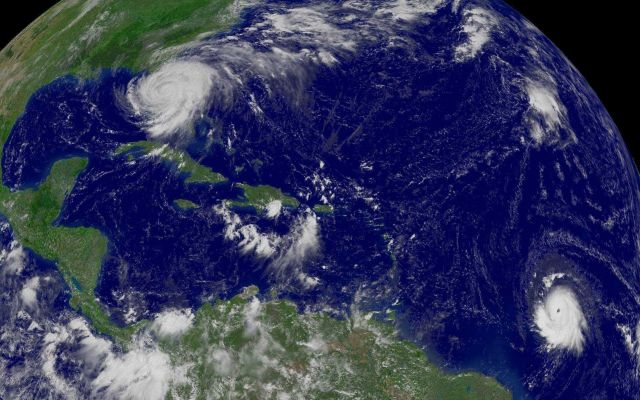 Hurricane Frances over Florida Picture