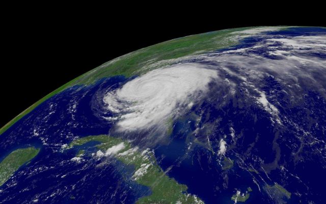 Hurricane Frances over Florida. Picture