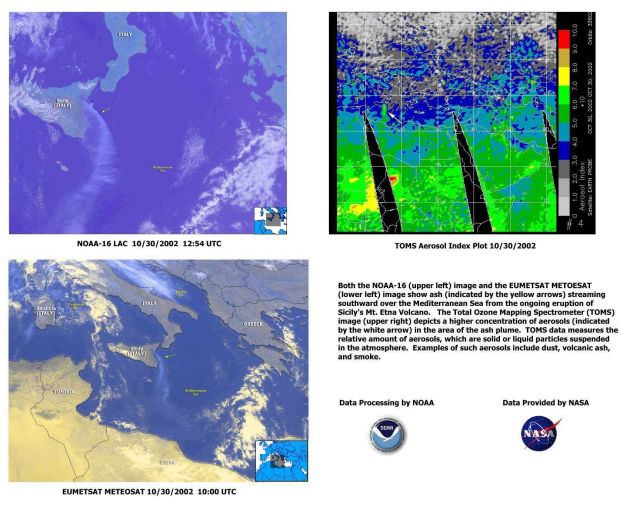 NOAA-16 image of Mt Picture