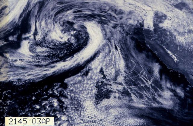 A large extratropical cyclone in the northeast Pacific approaching the U.S Picture