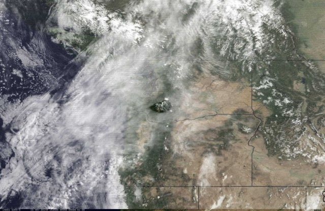 The black and gray area in the center of the image is the Mt Picture