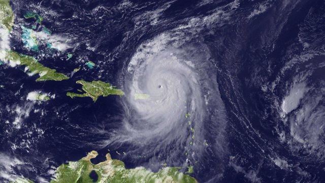 Hurricane Earl NE of Puerto Rico Picture